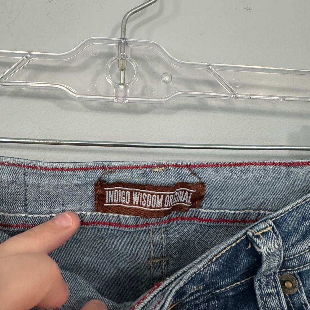 Indigo Wisdom Original Jeans Men's Size 30 W x 32 Skinny Straight Leg - Picture 4 of 7